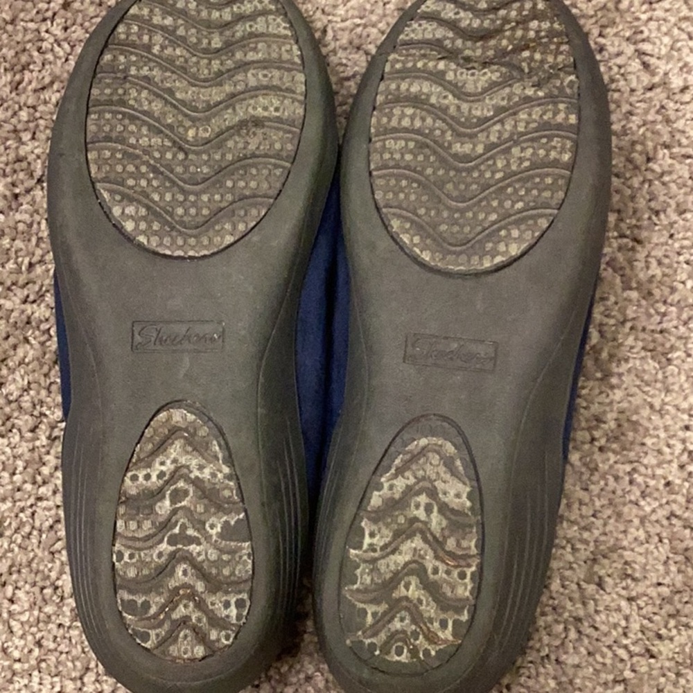 Skechers Women's Navy Suede Slip-On Ballet Flats - Picture 6 of 6